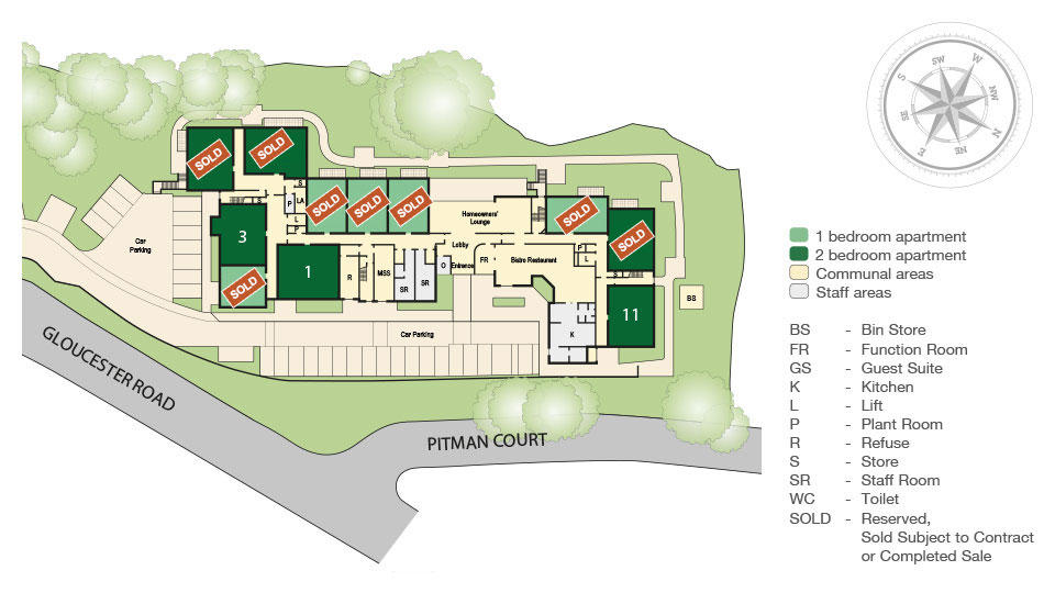 Ground floor site plan